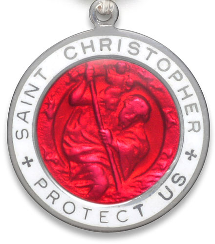 St.Christopher Large red-white item photo2