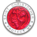 St.Christopher セント クリストファー ラージ red-white