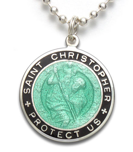 St.Christopher Large seagreen-black item photo1