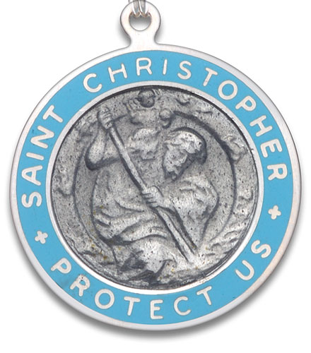 St.Christopher Large slate-babyblue item photo2