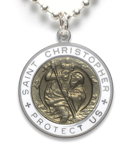 St.Christopher Large smoke-white item photo1