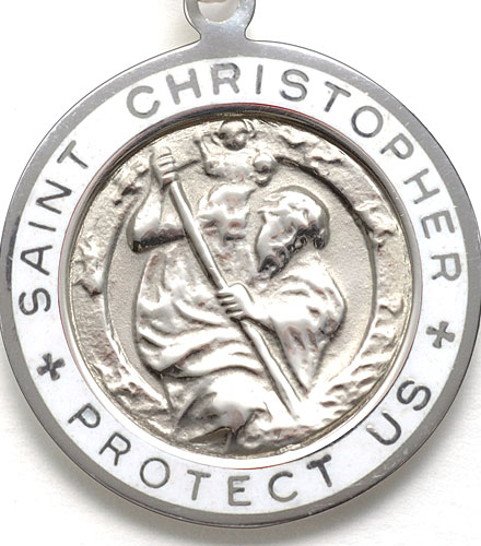 St.Christopher Large silver-white item photo2