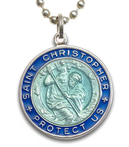 St.Christopher turquoise-blue item photo1