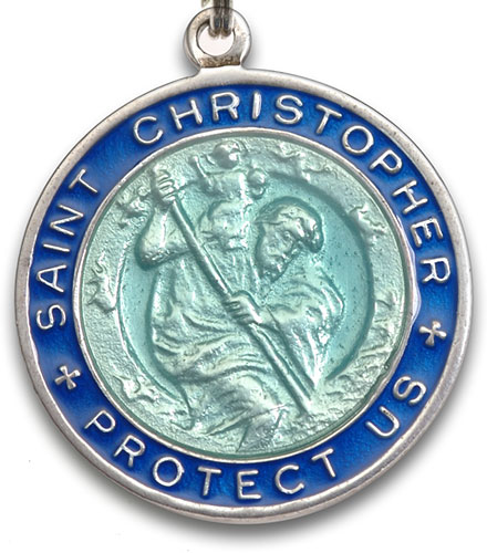 St.Christopher turquoise-blue item photo2
