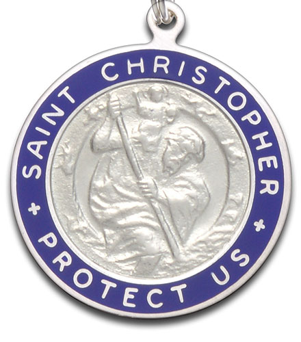 St.Christopher Large white-blue item photo2