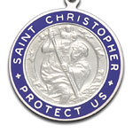 St.Christopher セント クリストファー ラージ white-blue