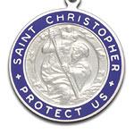 St.Christopher セント クリストファー ラージ white-blue