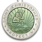 St.Christopher セント クリストファー ラージ green-white pair