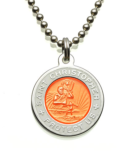 St.Christopher Small orange-white item photo1