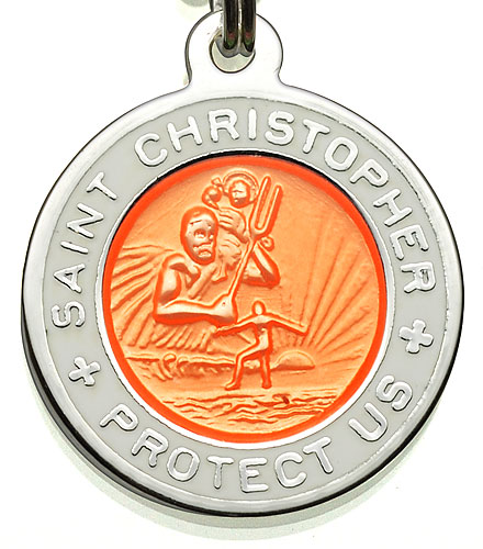St.Christopher Small orange-white item photo2