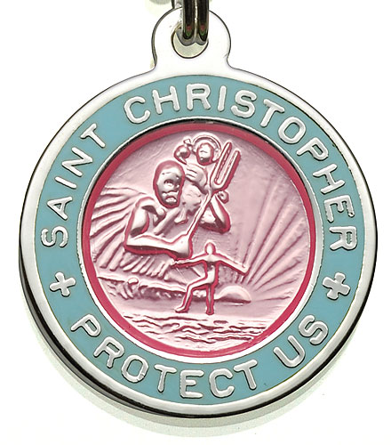 St.Christopher Small pink-babyblue item photo2