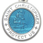 St.Christopher セント クリストファー スモール aquamarin-white