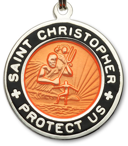 St.Christopher Small orange-black item photo2