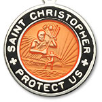 St.Christopher セント クリストファー スモール orange-black