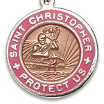 St.Christopher セント クリストファー スモール orange-pink