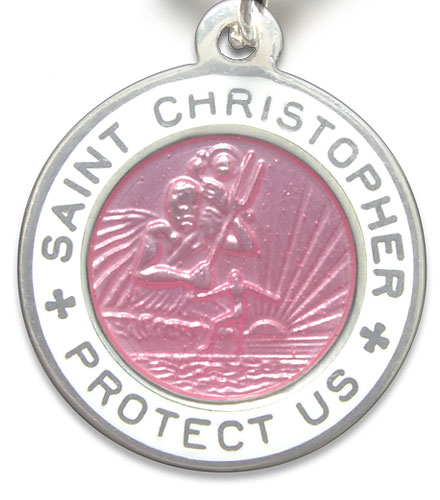 St.Christopher Small pink-white item photo2