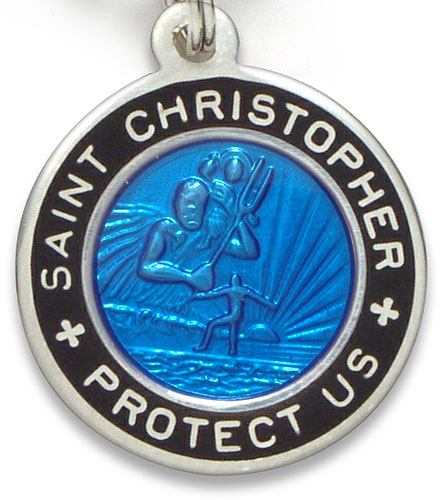St.Christopher Small royalblue-black item photo2