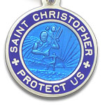 St.Christopher セント クリストファー スモール royalblue-blue