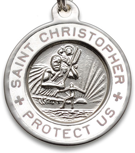 St.Christopher silver-white item photo2