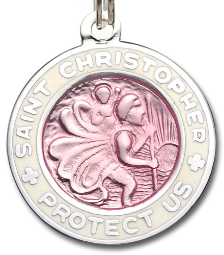 St.Christopher Small 60org pink-white item photo2