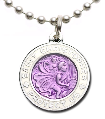 St.Christopher Small 60org violet-white item photo1