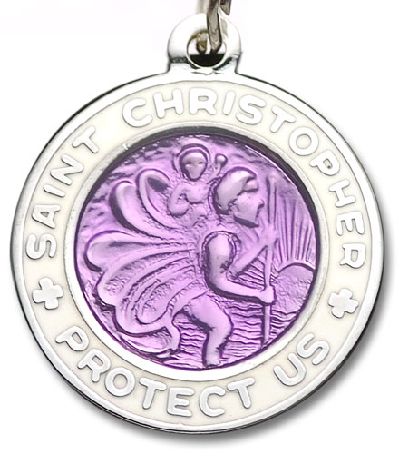 St.Christopher Small 60org violet-white item photo2
