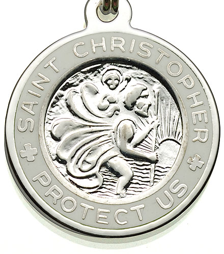 St.Christopher Small 60org silver-white item photo2