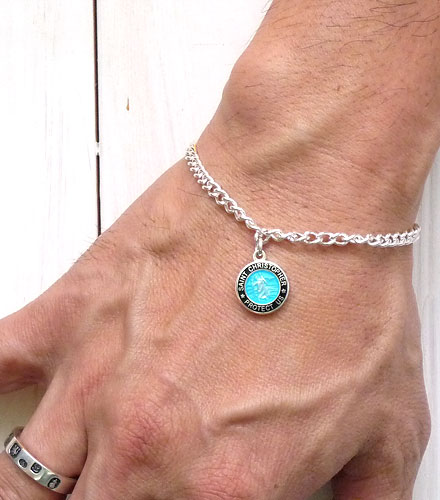 St.Christopher aquamarin black item photo3