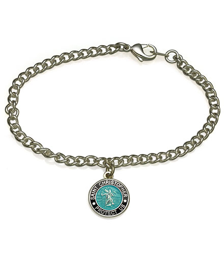 St.Christopher babyblue black item photo1