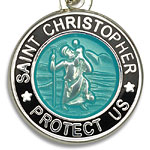 St.Christopher セント クリストファー ブレスレット babyblue black