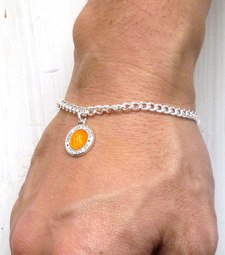 St.Christopher orange-white item photo3