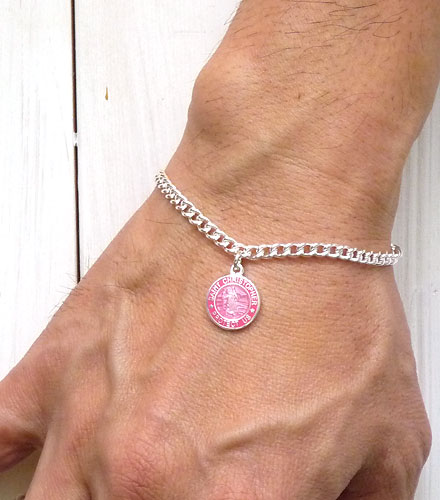 St.Christopher pink fuchsia item photo3
