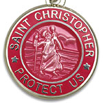 St.Christopher セント クリストファー ブレスレット pink fuchsia