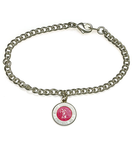 St.Christopher pink white item photo1