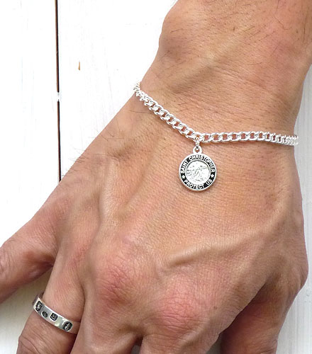 St.Christopher silver black item photo3