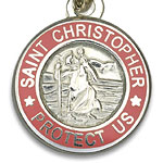 St.Christopher セント クリストファー ブレスレット silver pink