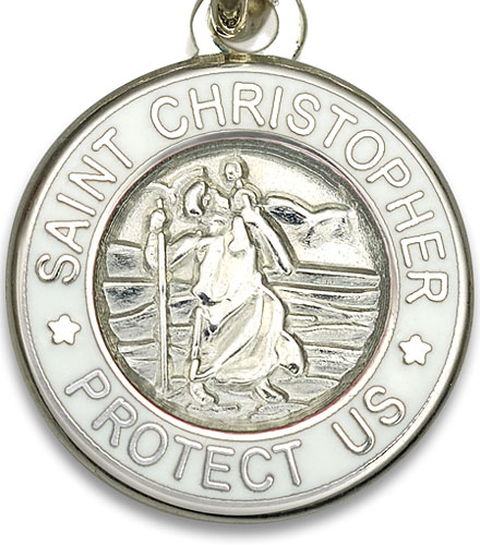 St.Christopher silver white item photo2