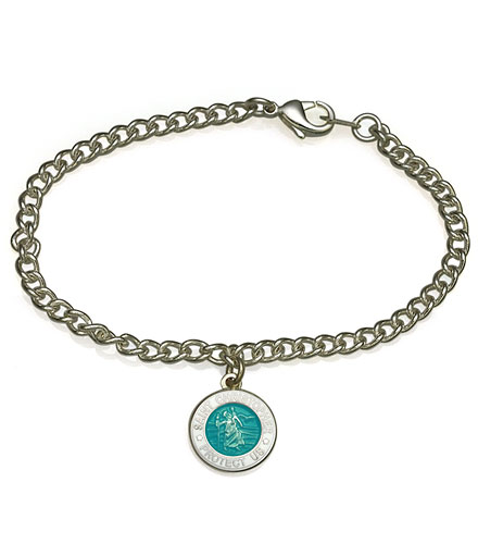 St.Christopher turquoise white item photo1