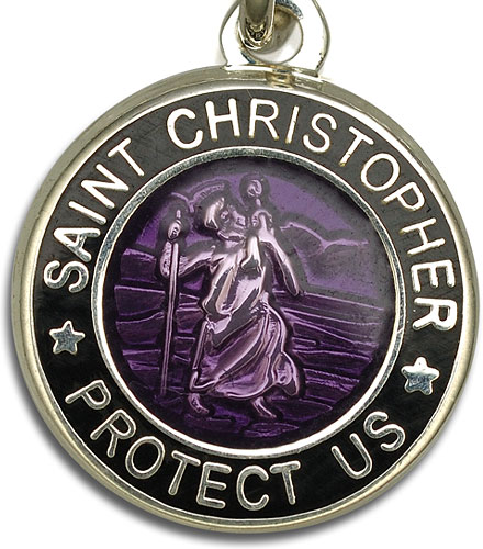 St.Christopher violet black item photo2