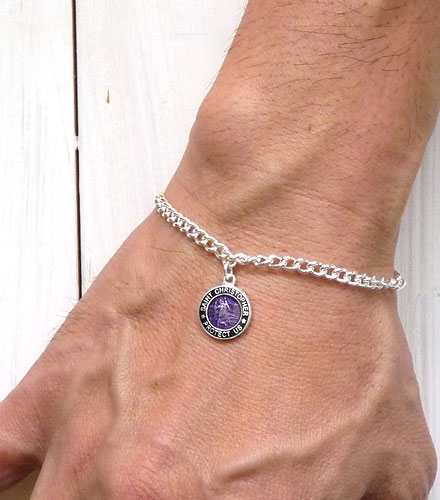 St.Christopher violet black item photo3