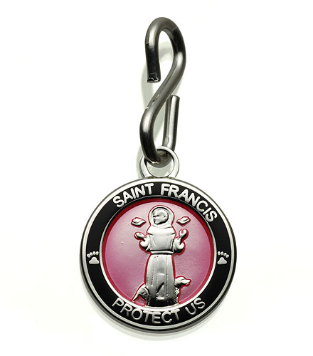 St.Christopher St.Francis pink-black item photo1