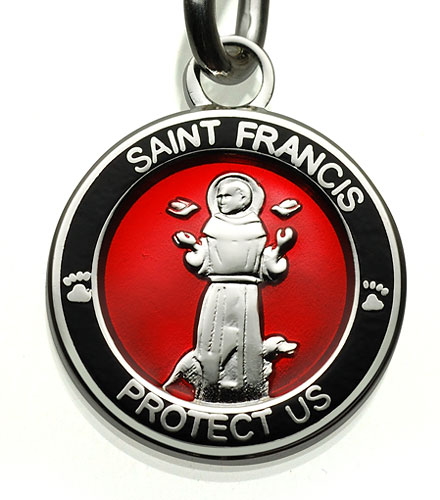 St.Christopher St.Francis red-black item photo2