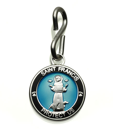 St.Christopher St.Francis turquoise-black item photo1