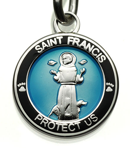 St.Christopher St.Francis turquoise-black item photo2