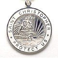 St.Christopher セント クリストファー ラージ silver-white pair